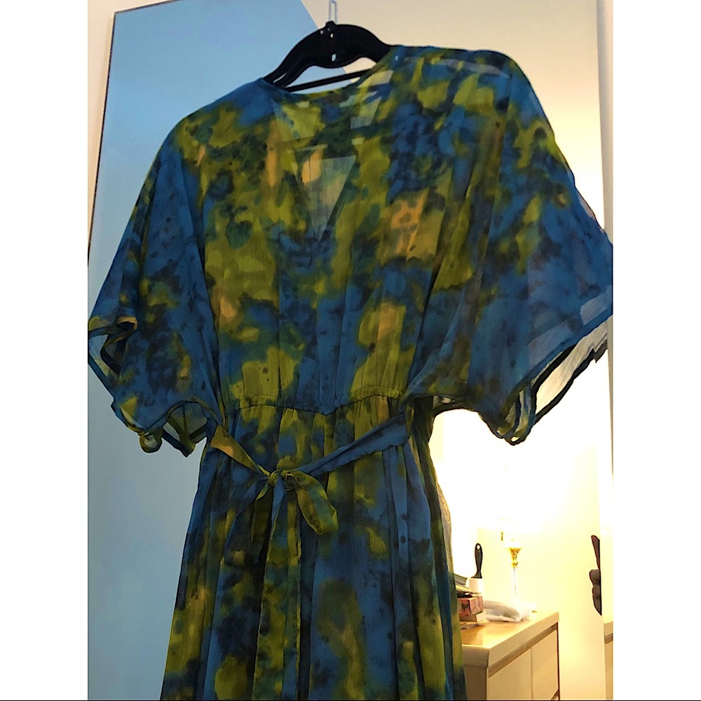 Fire Los Angeles Tie Dyed Maxi Dress